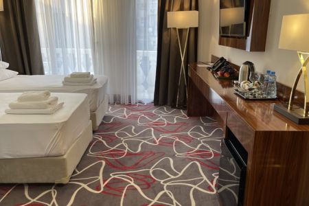 Делюкс 2-местный (с большим балконом) /вид на город, горы